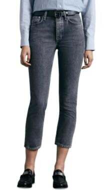 Rag & Bone Nina High-Rise Ankle Cigarette Jeans Size 29 Dusty Trail